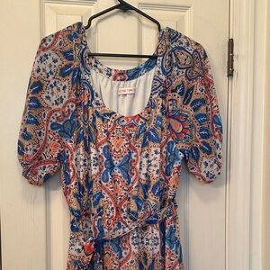 Flying Tomato Paisley midi dress